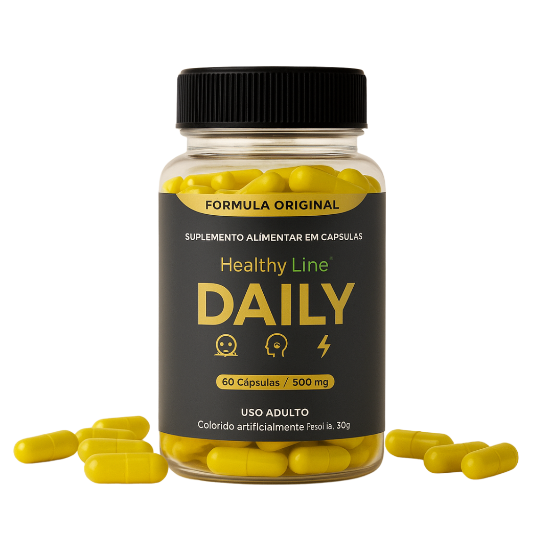 Daily Supplement Bottle by Healthy Line